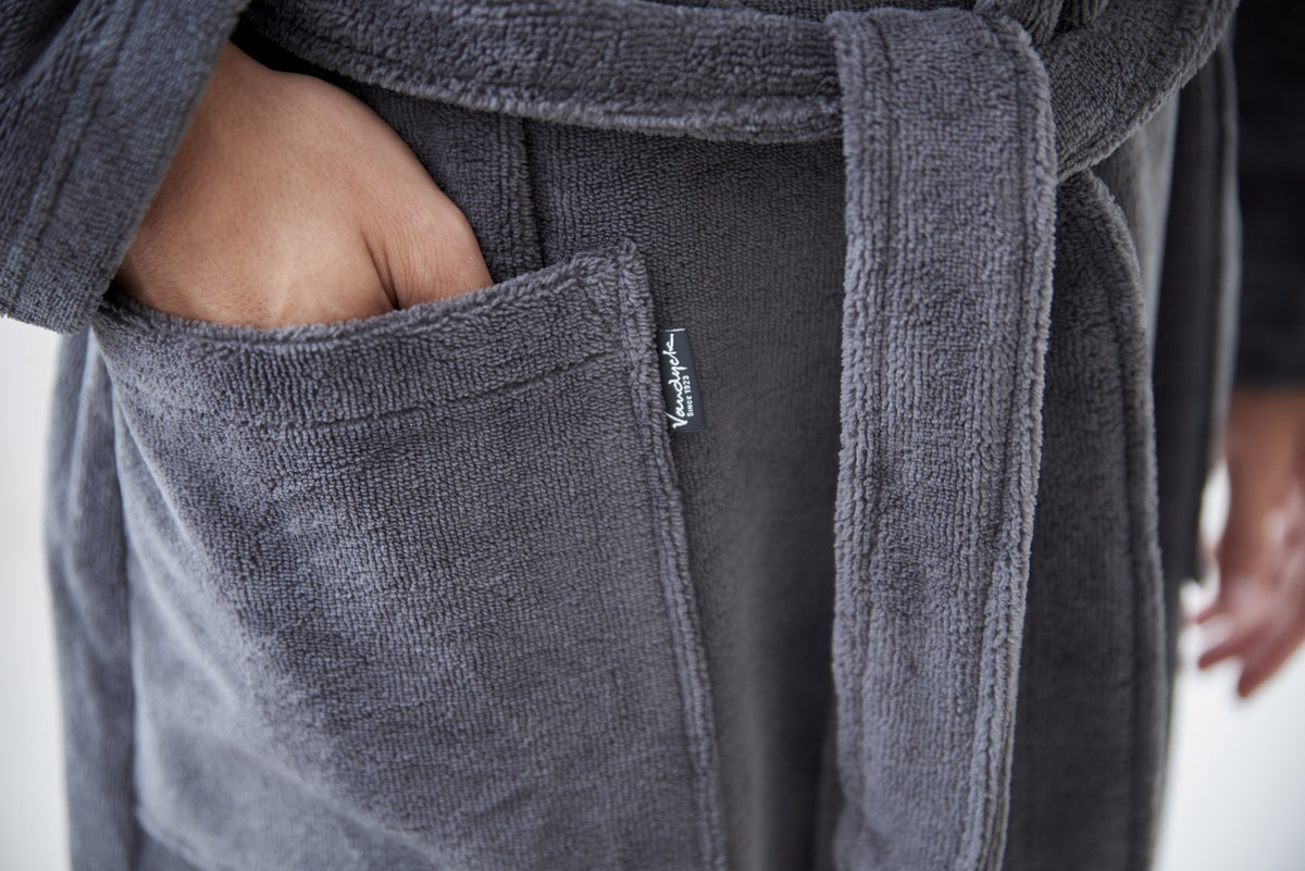 BEAUMONT badjas | anthracite