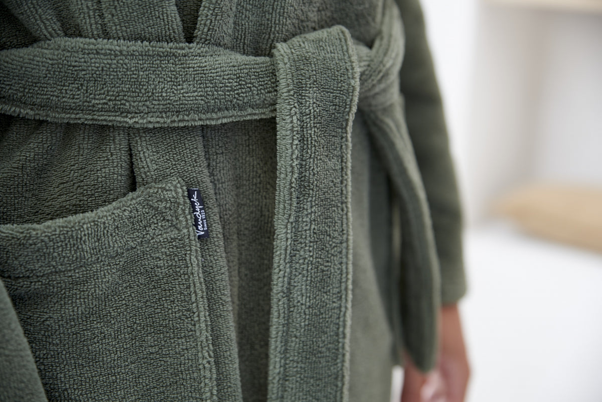 BEAUMONT badjas | sage green