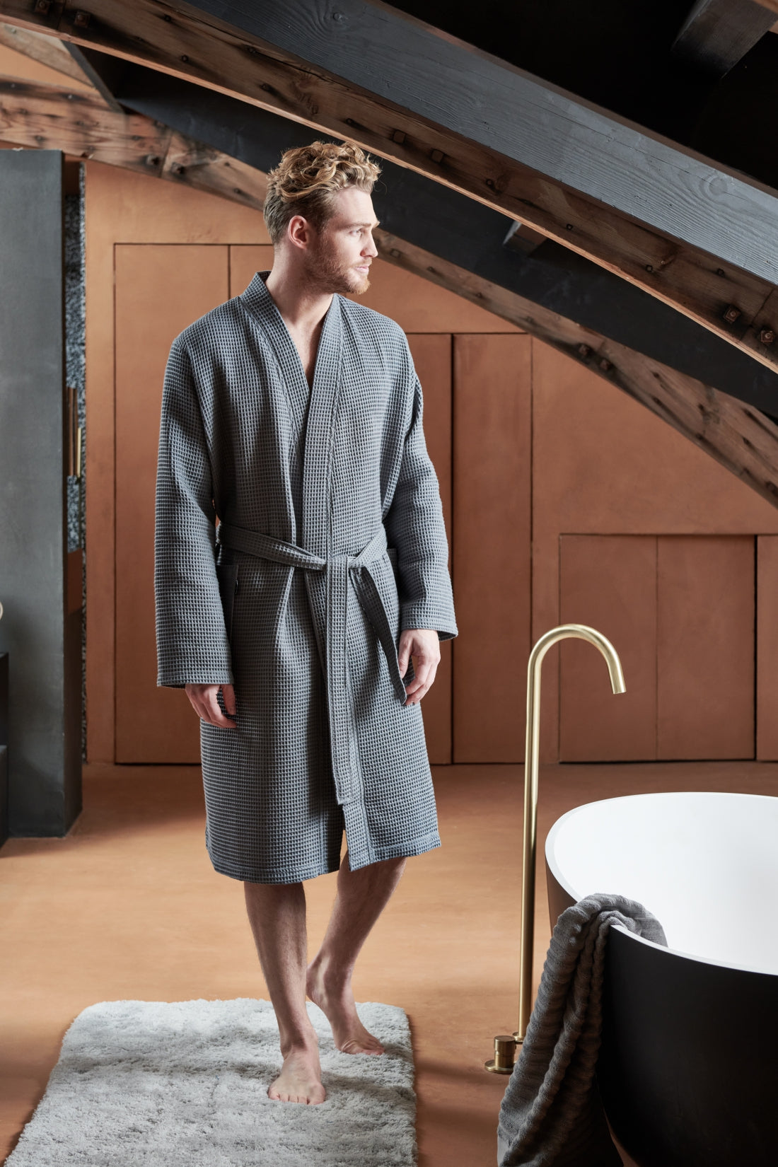 BIARRITZ badjas | steelgrey