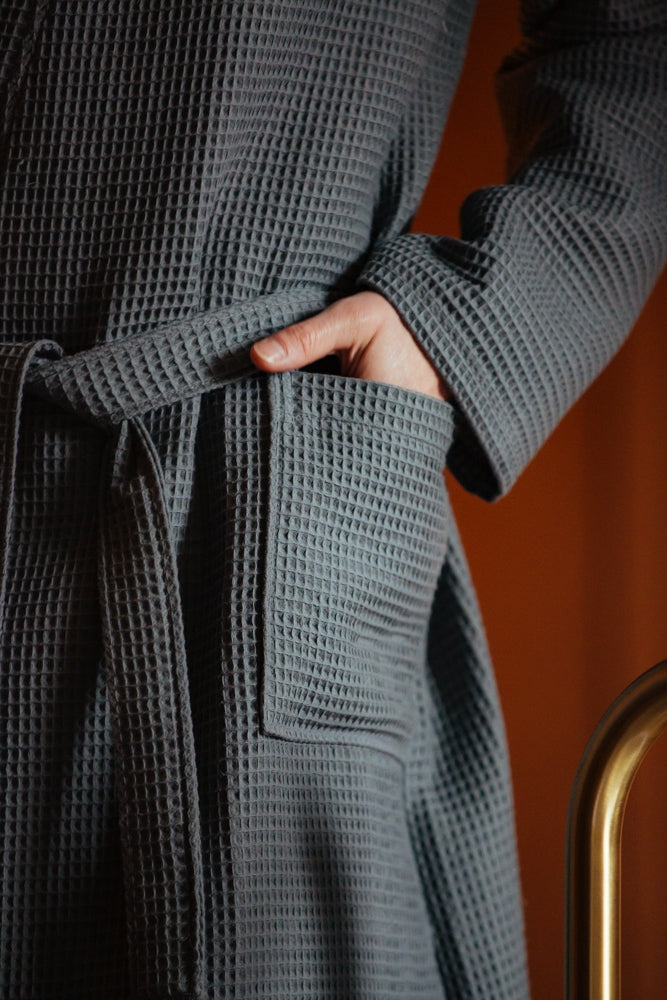 BIARRITZ badjas | steelgrey