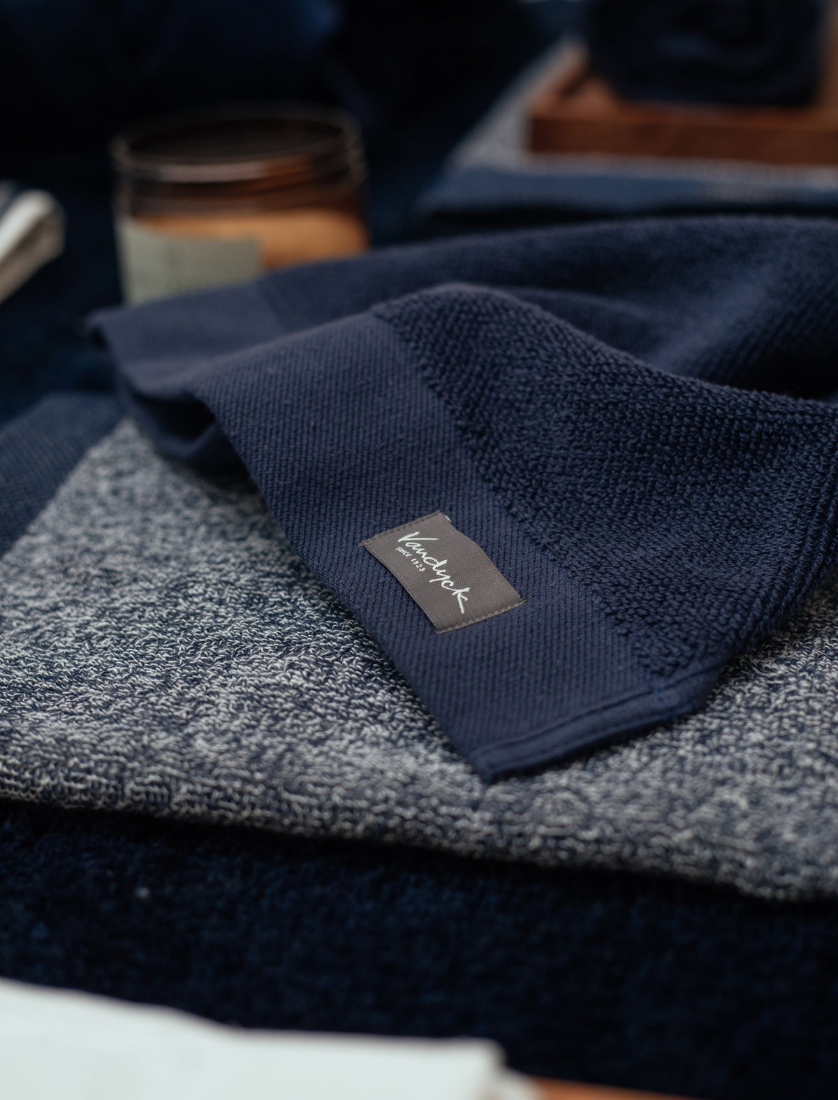 HOME UNI badgoed | blue ink