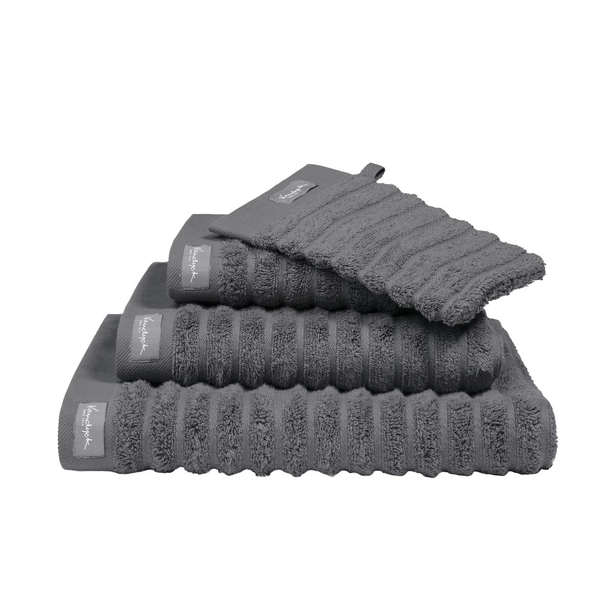 HOME TOWEL WAVE | dark grey
