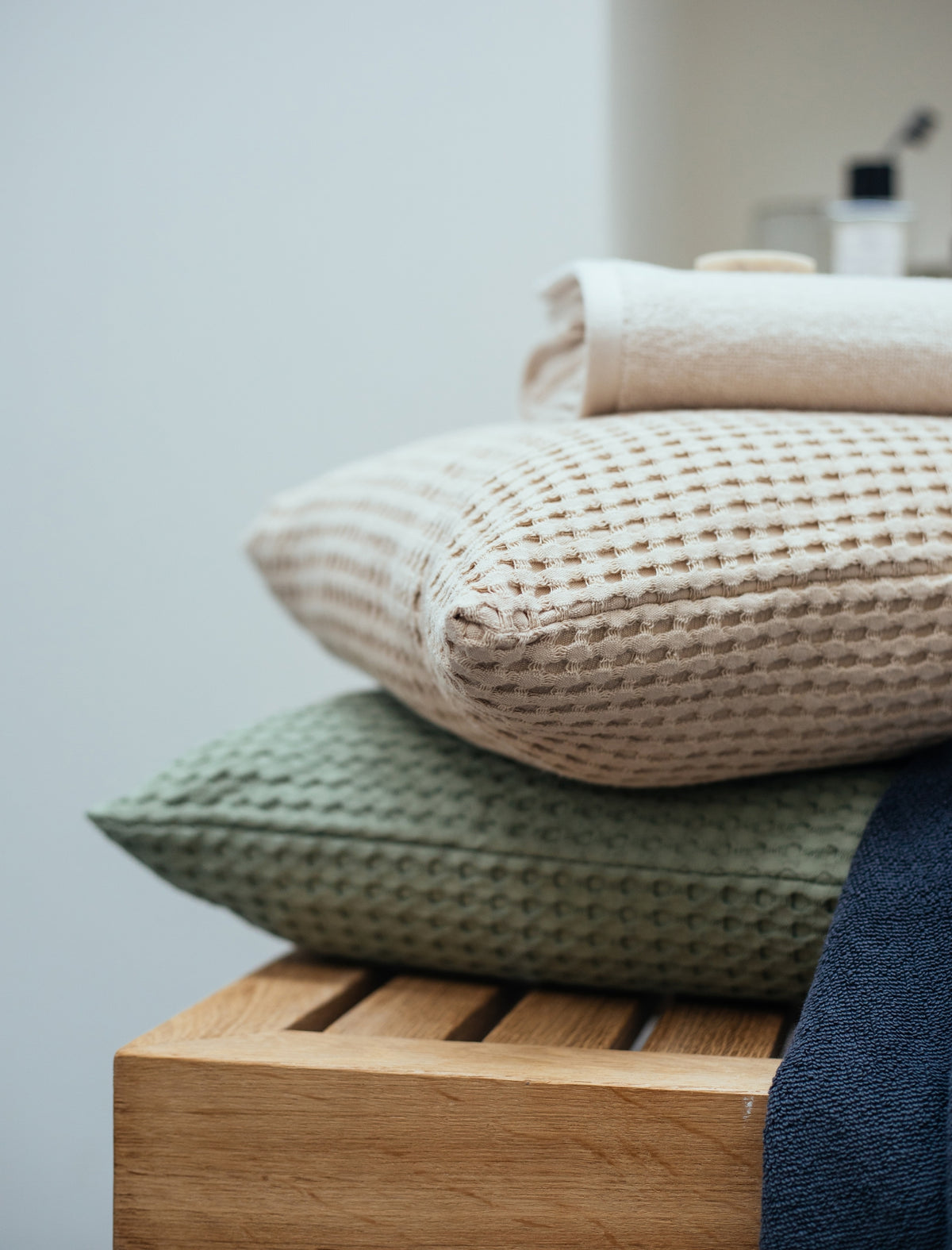 HOME PIQUE | light olive