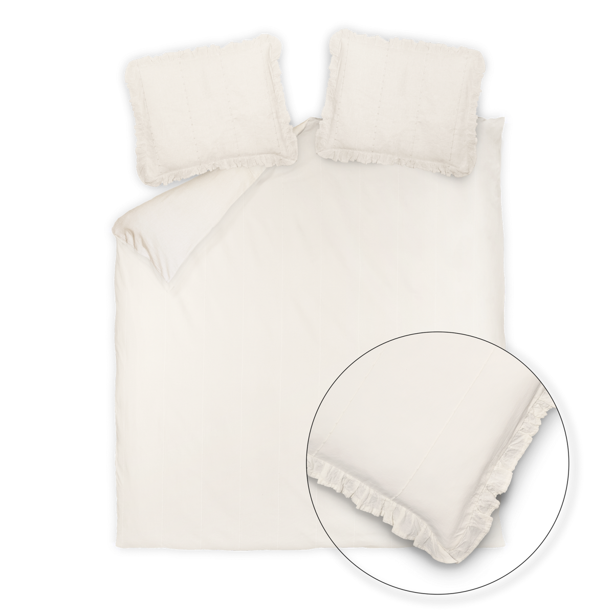 Cotton Dream dekbedovertrekset | offwhite