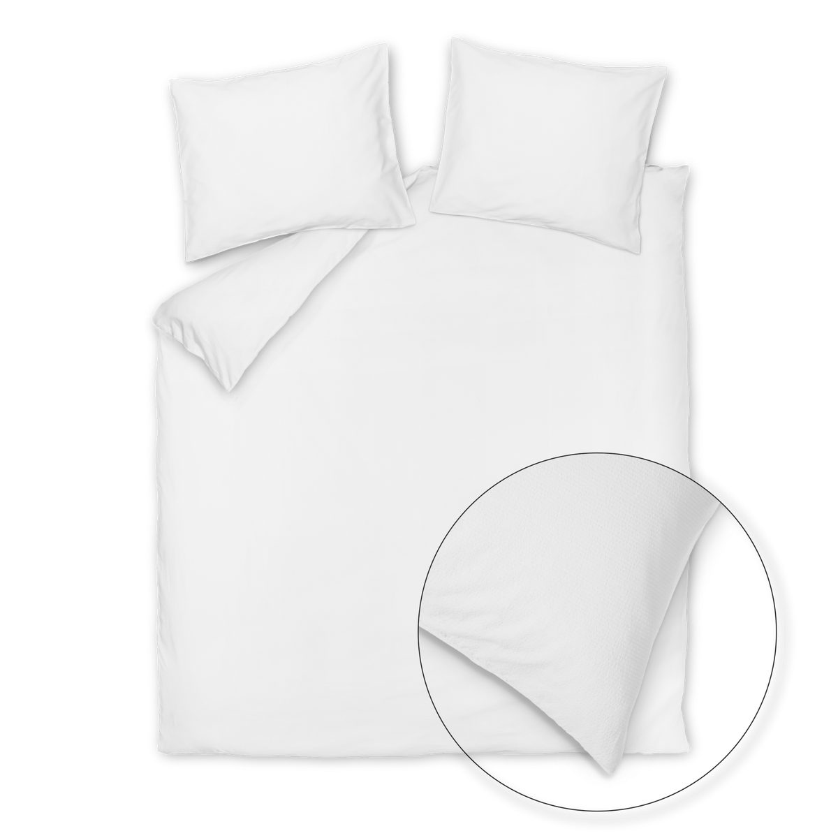 Cotton Breeze dekbedovertrekset | white