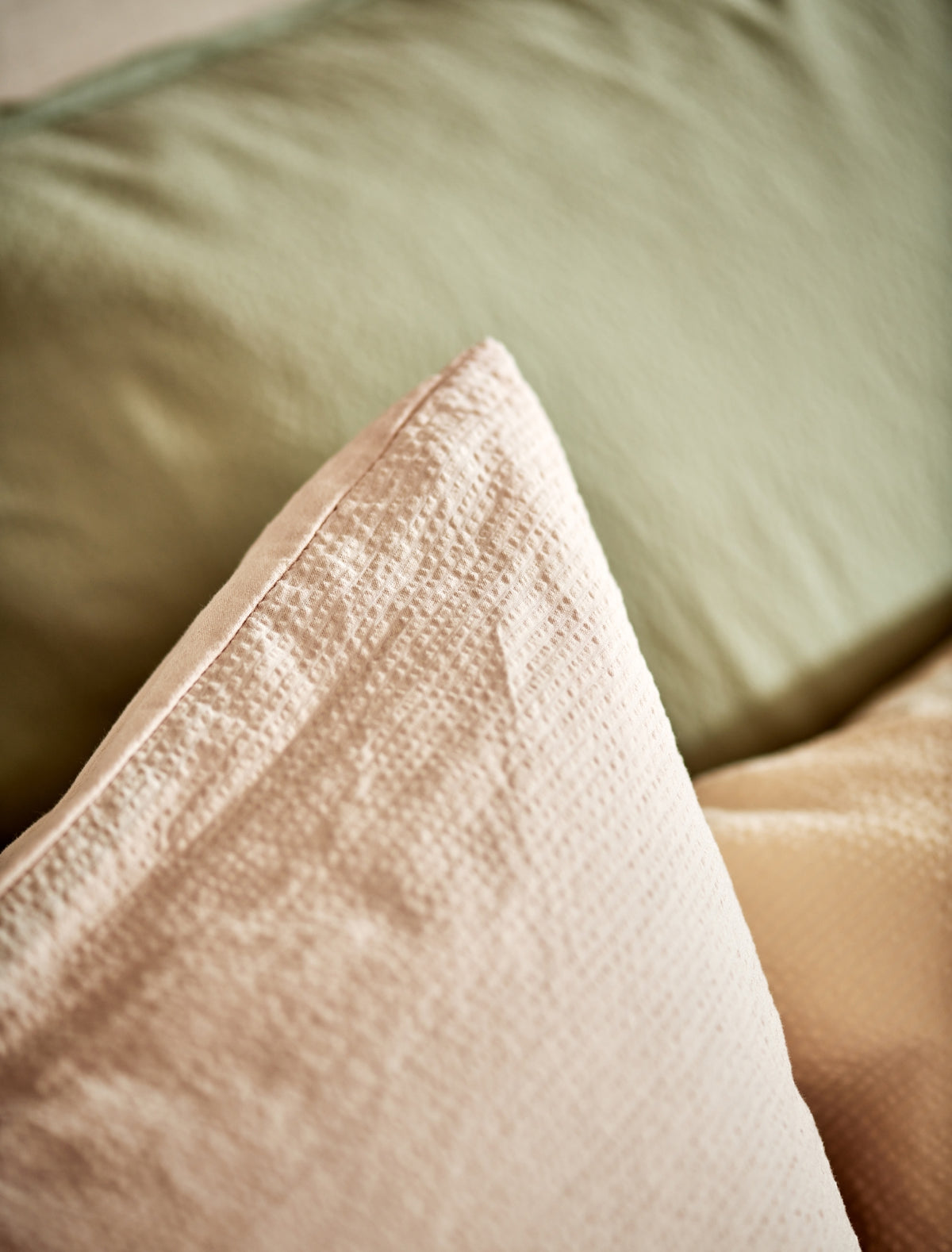 Cotton Breeze dekbedovertrekset | stone
