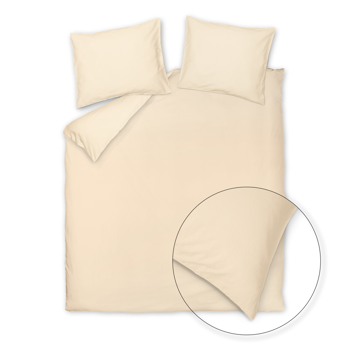 Cotton Breeze dekbedovertrekset | bleached sand