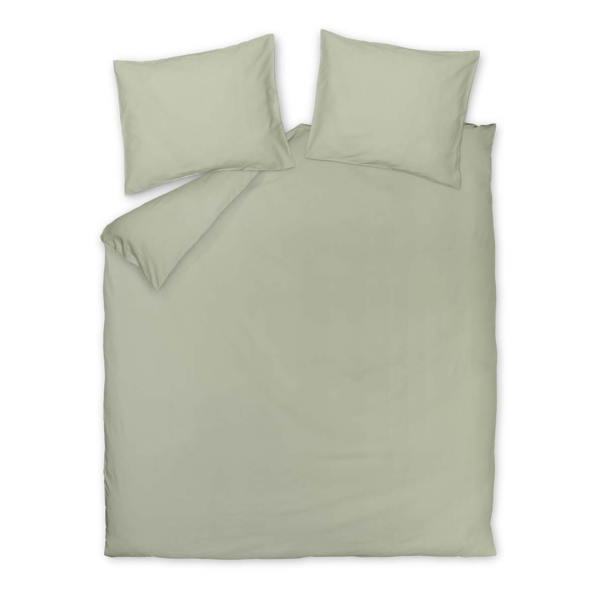 Cotton Breeze XL dekbedovertrekset | smoke green