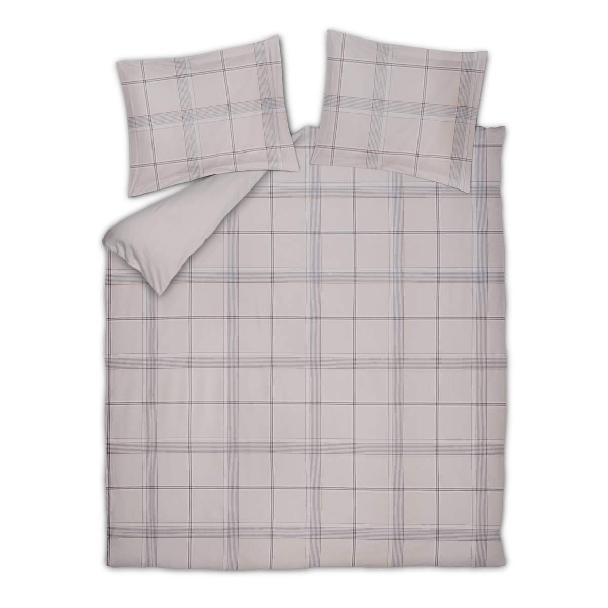 FLANEL HIGHLAND XL dekbedovertrekset | stone