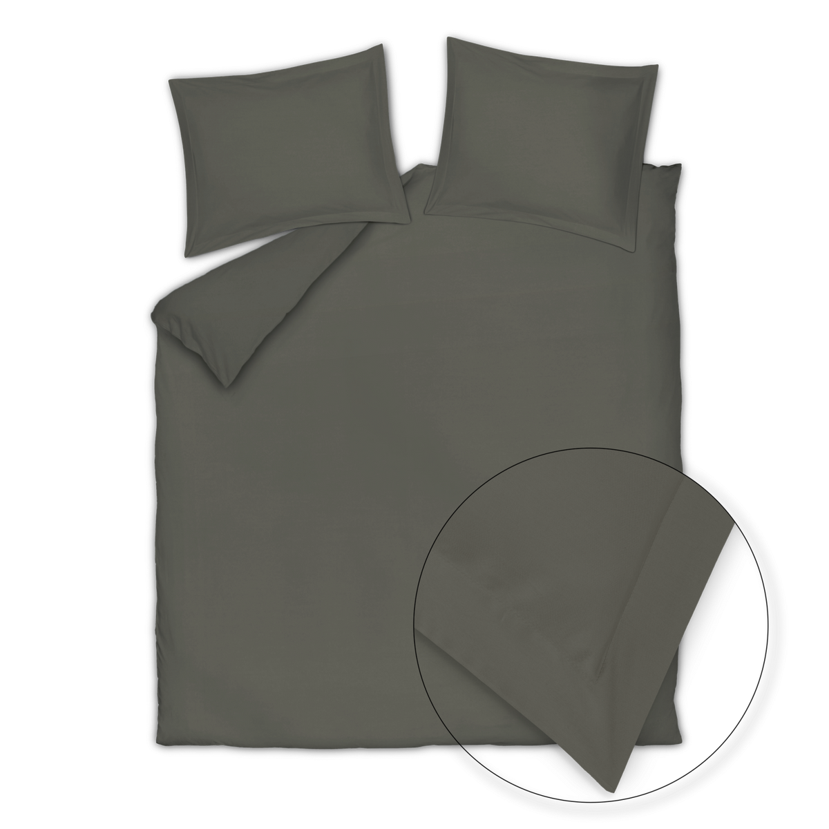 SATIN BLISS XL dekbedovertrekset | sage green