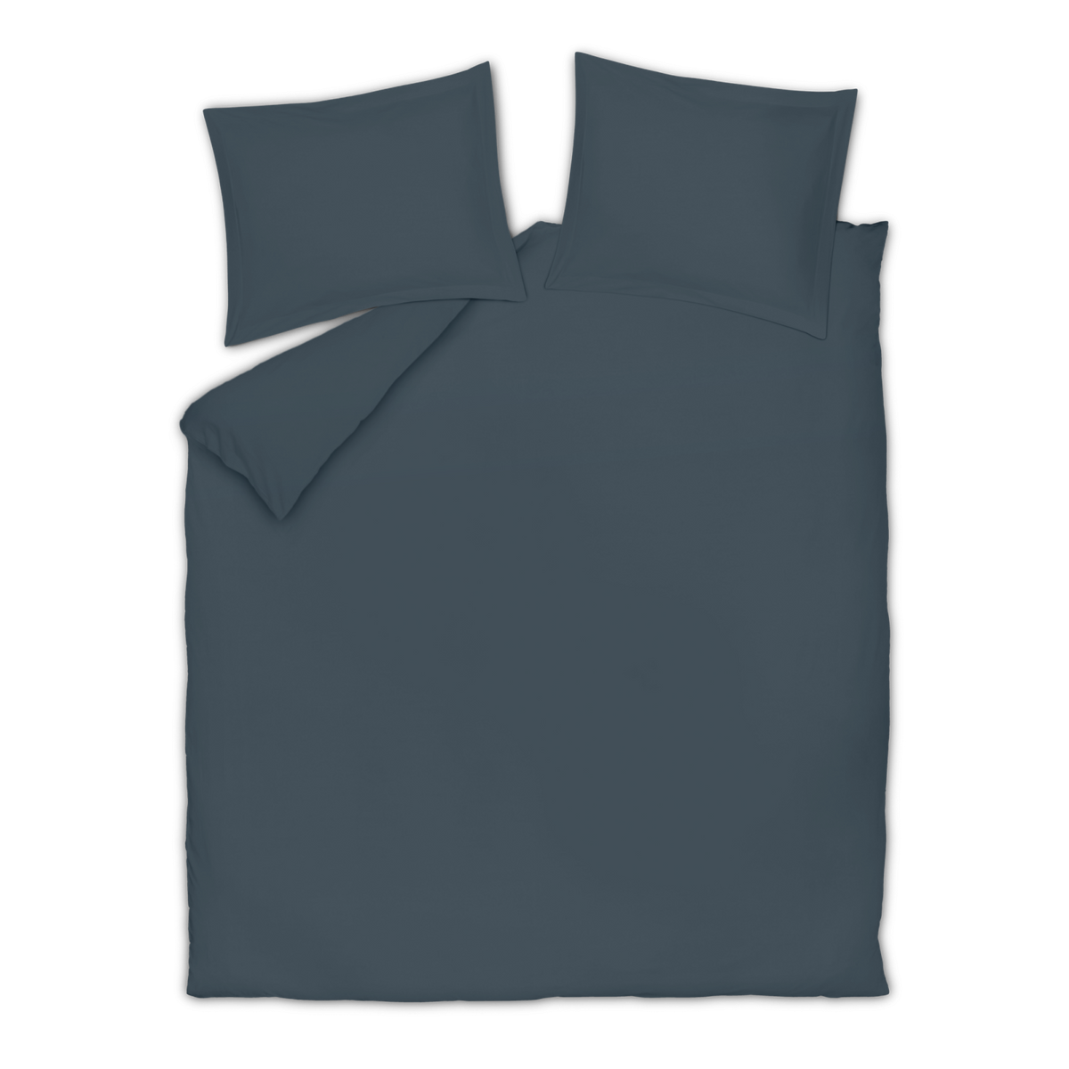 SATIN BLISS dekbedovertrekset | faded denim