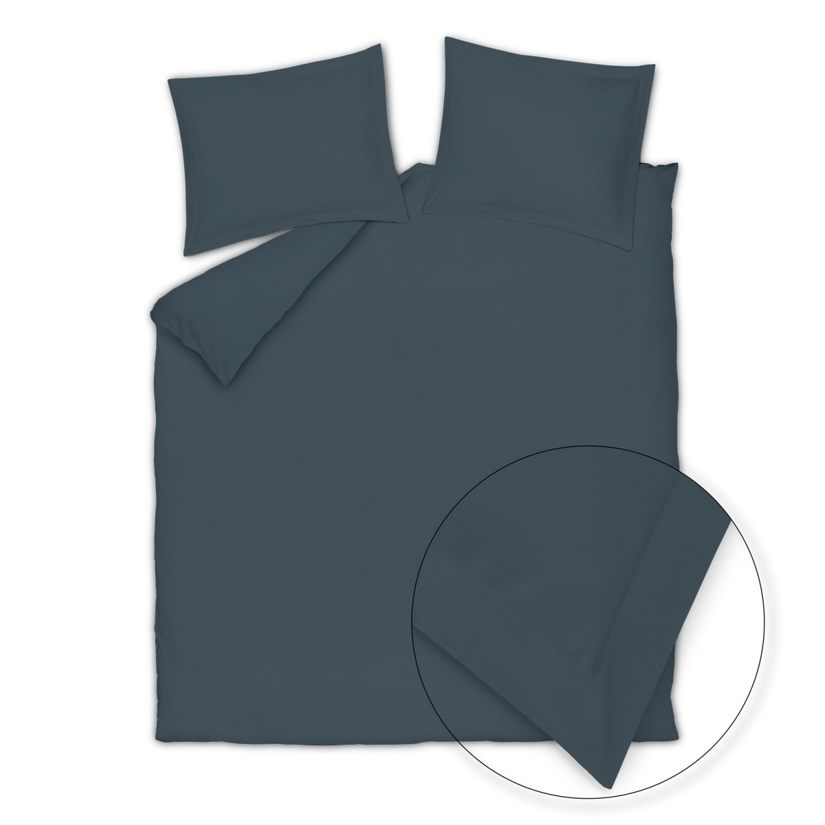 SATIN BLISS XL dekbedovertrekset | faded denim