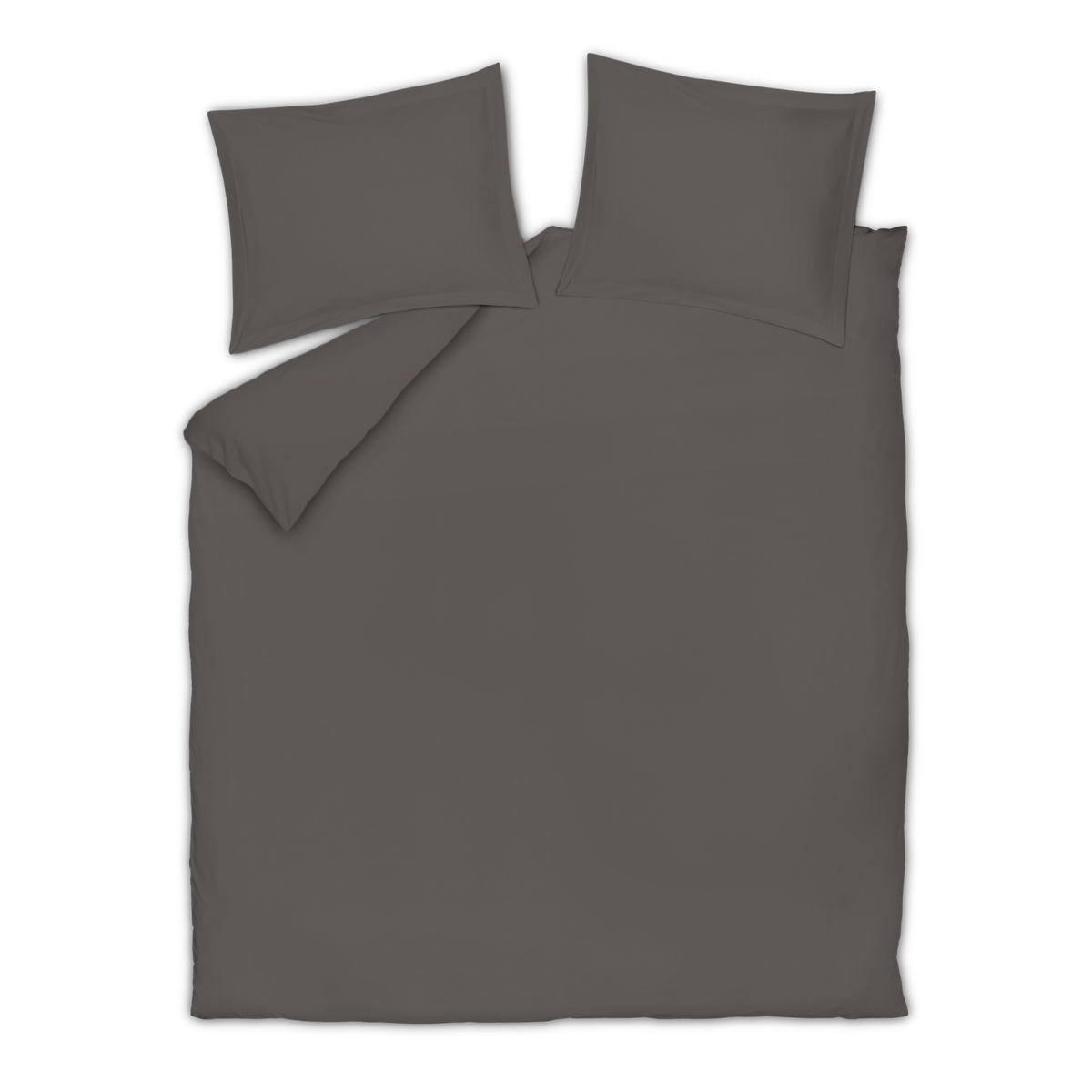 SATIN BLISS XL dekbedovertrekset | espresso