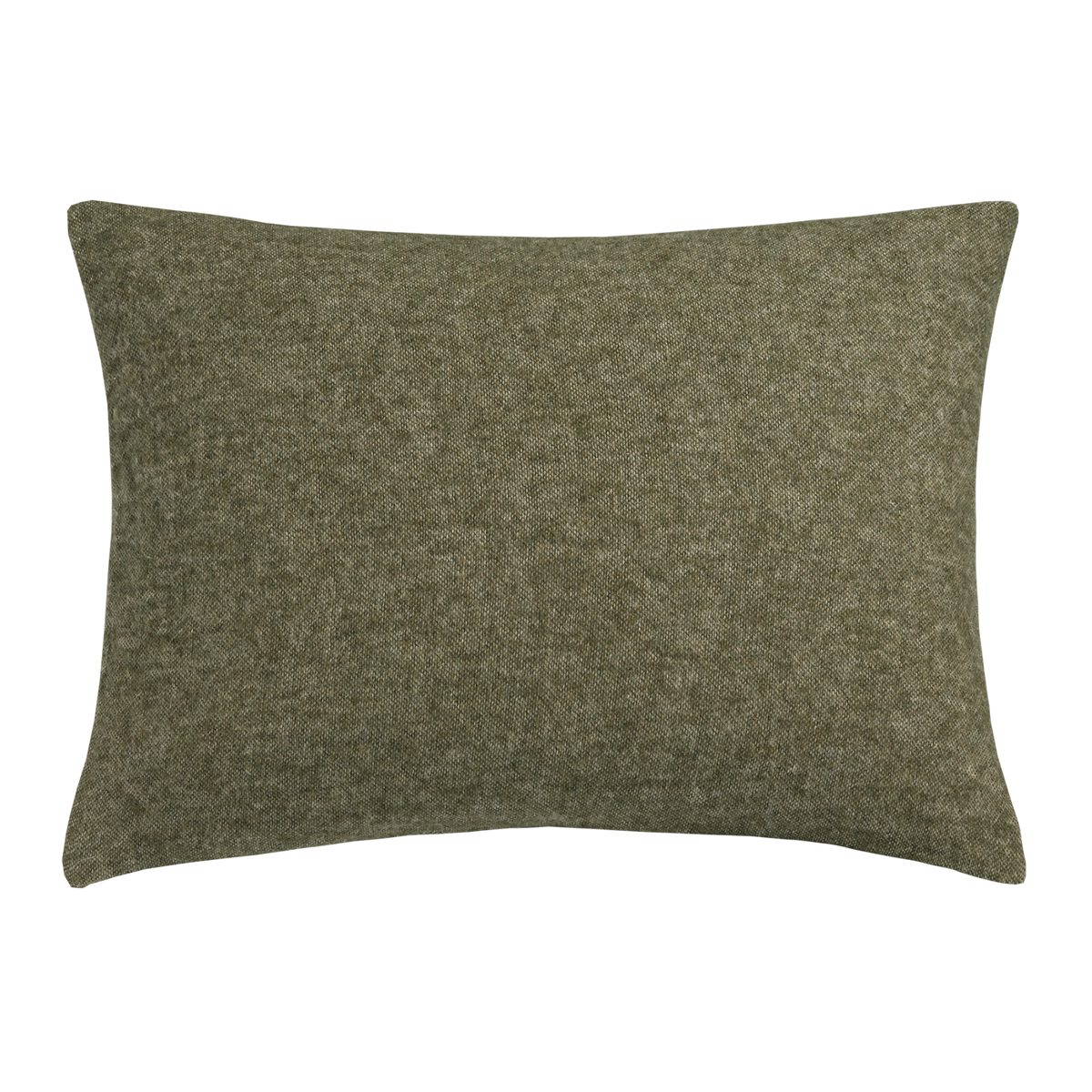 Home 81 plaid in de kleur oak green is een gemêleerd geweven plaid gemaakt van een wolblend. Het plaid is double faced en de randen zijn afgewerkt met rafels.