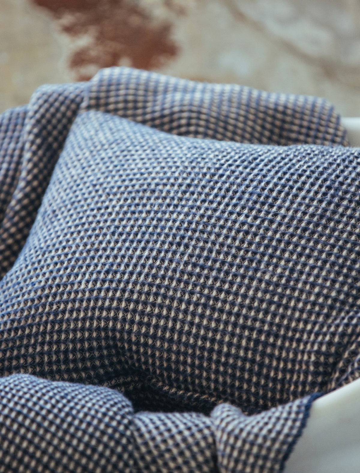 HOME 95 plaid | blue ink