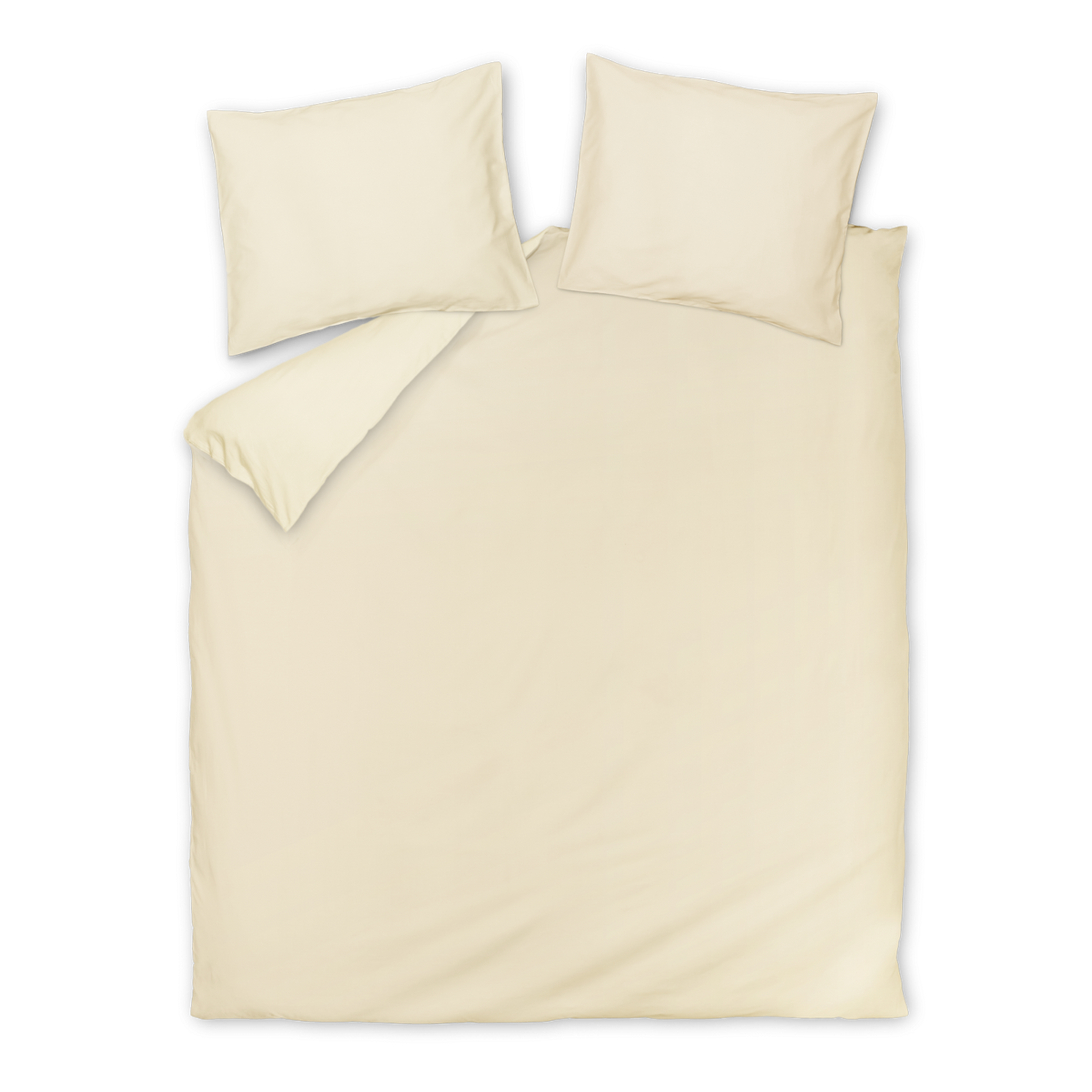 Satin Luxe dekbedovertrekset | bleached sand