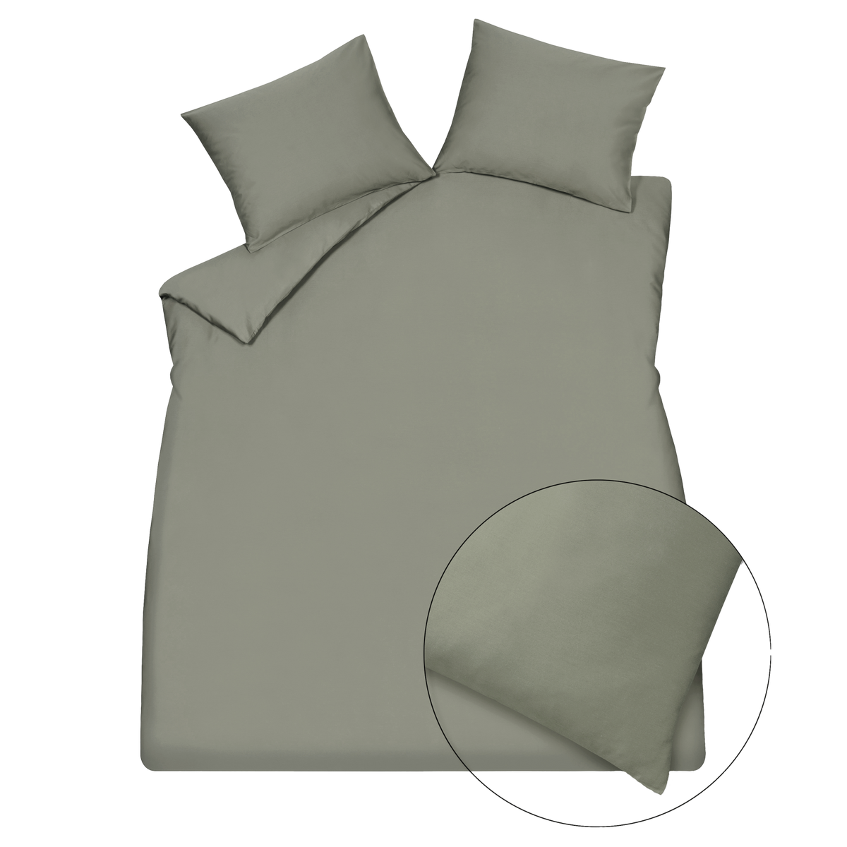 SATIN LUXE dekbedovertrekset | thyme