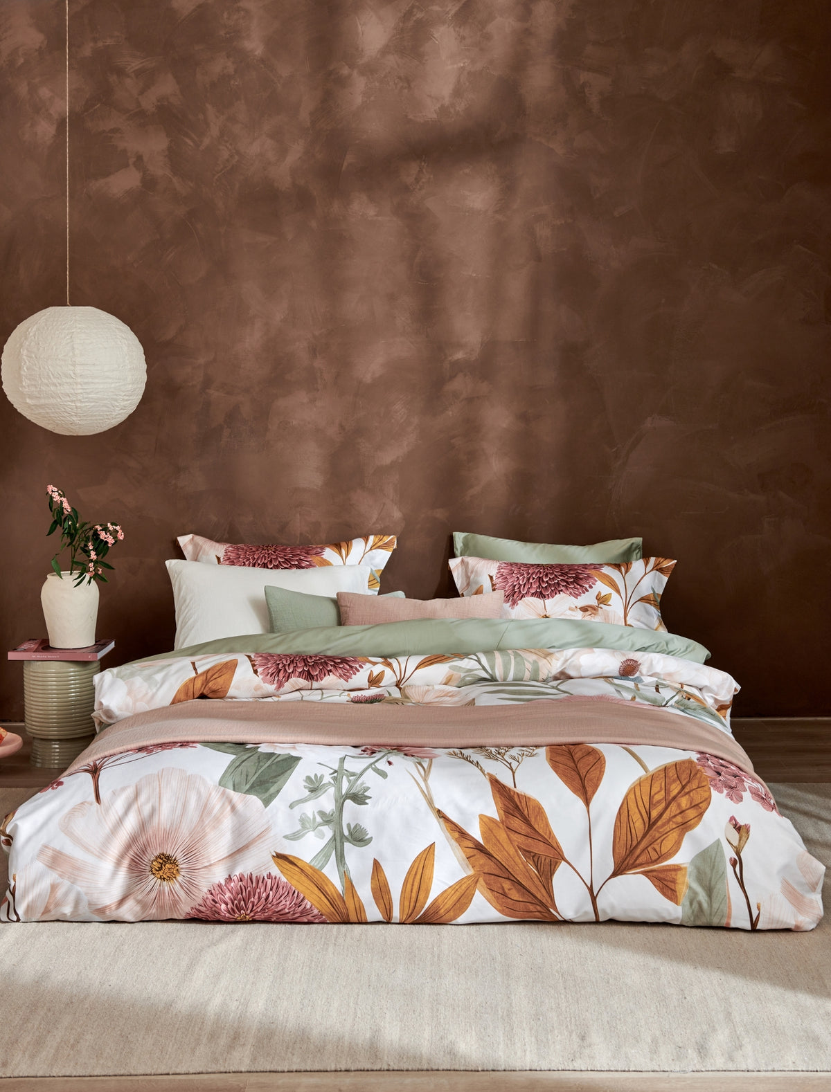 Satin Luxe dekbedovertrekset | smoke green
