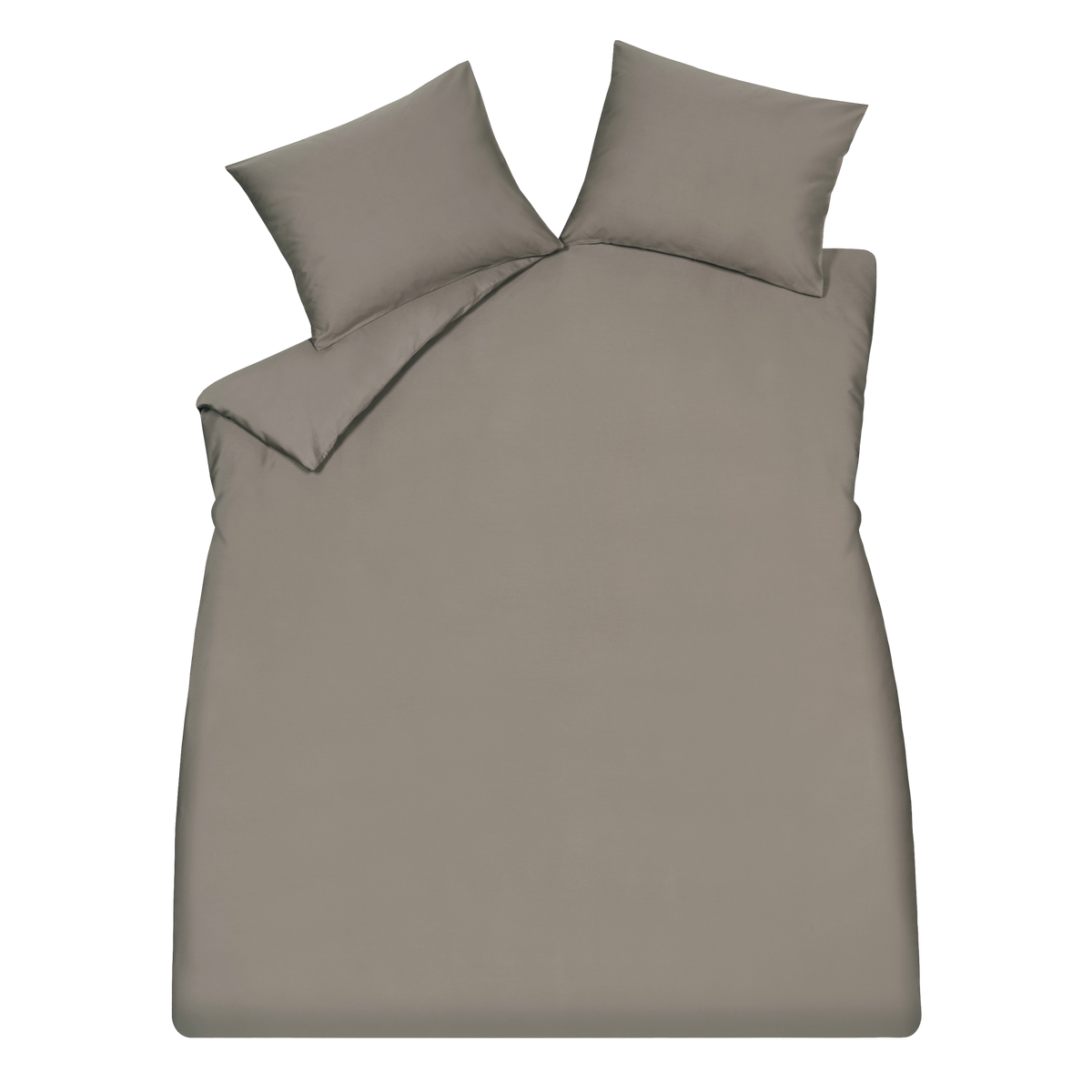 SATIN LUXE dekbedovertrekset | espresso
