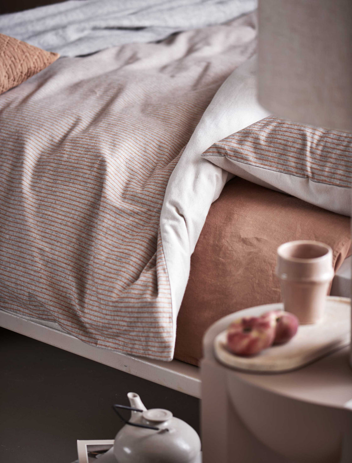 HOME TRENTO dekbedovertrekset | rusty brown