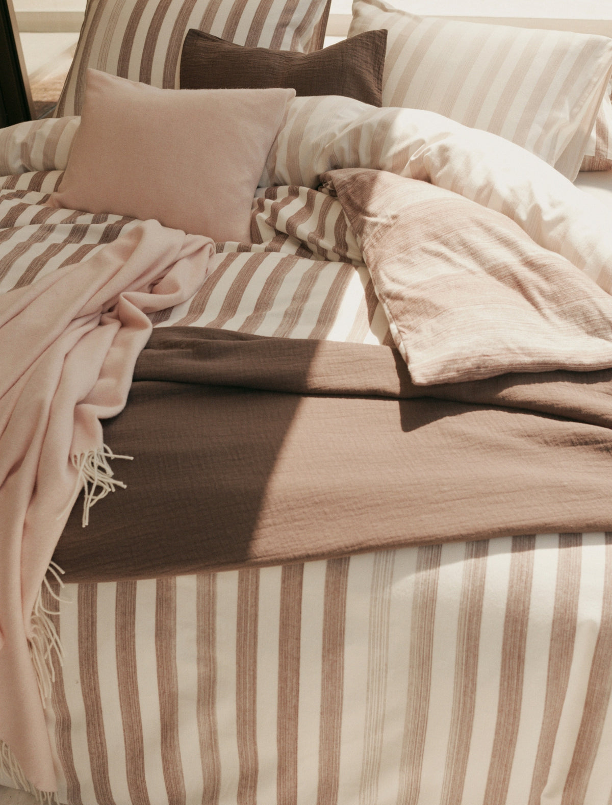HOME BRENTA XL dekbedovertrekset | blush