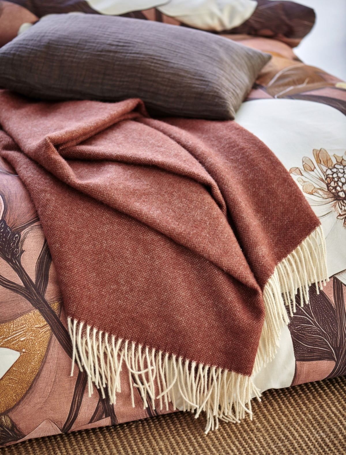 HOME BELLAVITA sprei | mocca