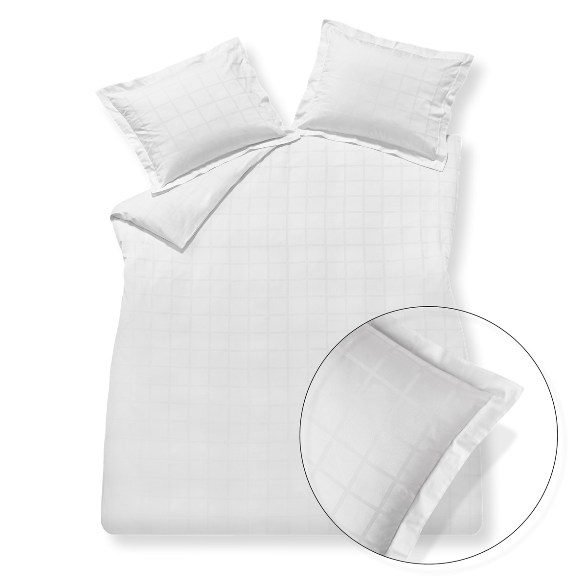 HOME 78 dekbedovertrek | white
