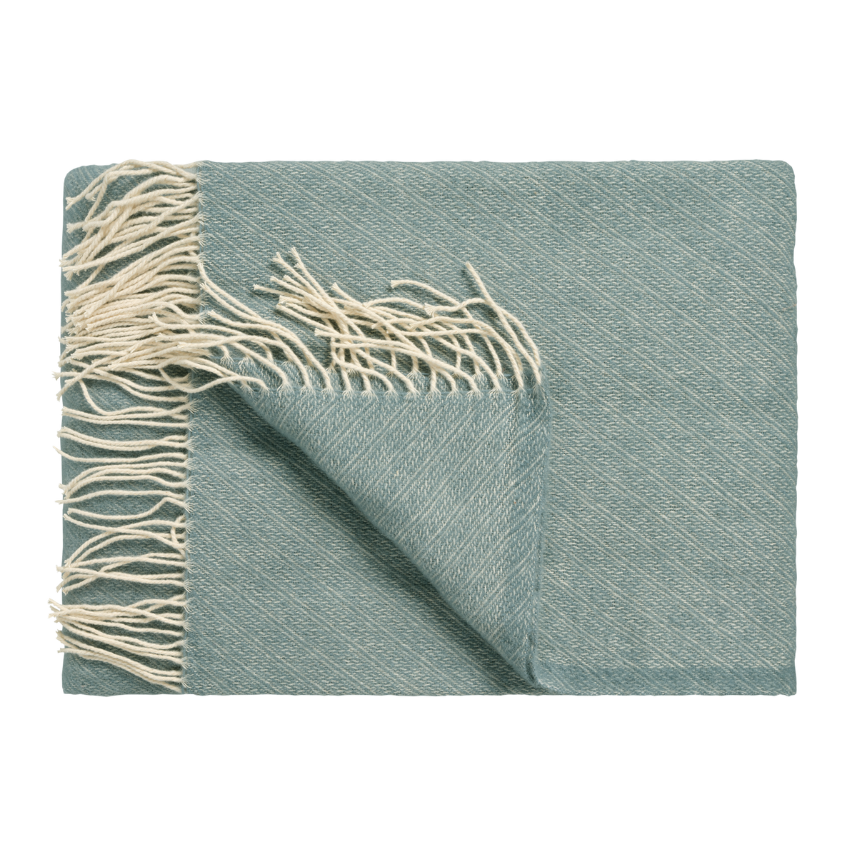 Omring jezelf met heerlijke plaids van Vandyck! Home Benevento in de kleur pearl blue is de perfecte accessoire als toevoeging op je bank of bed. 
