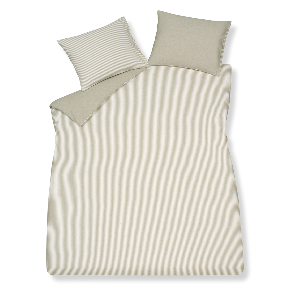 HOME SALERNO dekbedovertrekset | sage green