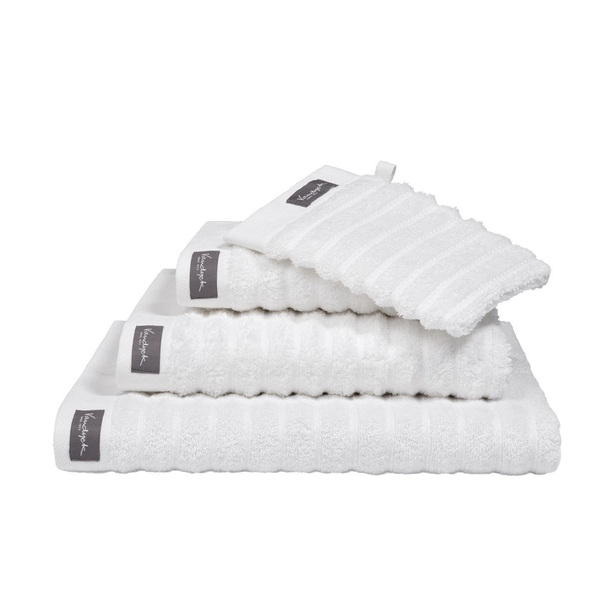 HOME TOWEL WAVE | white
