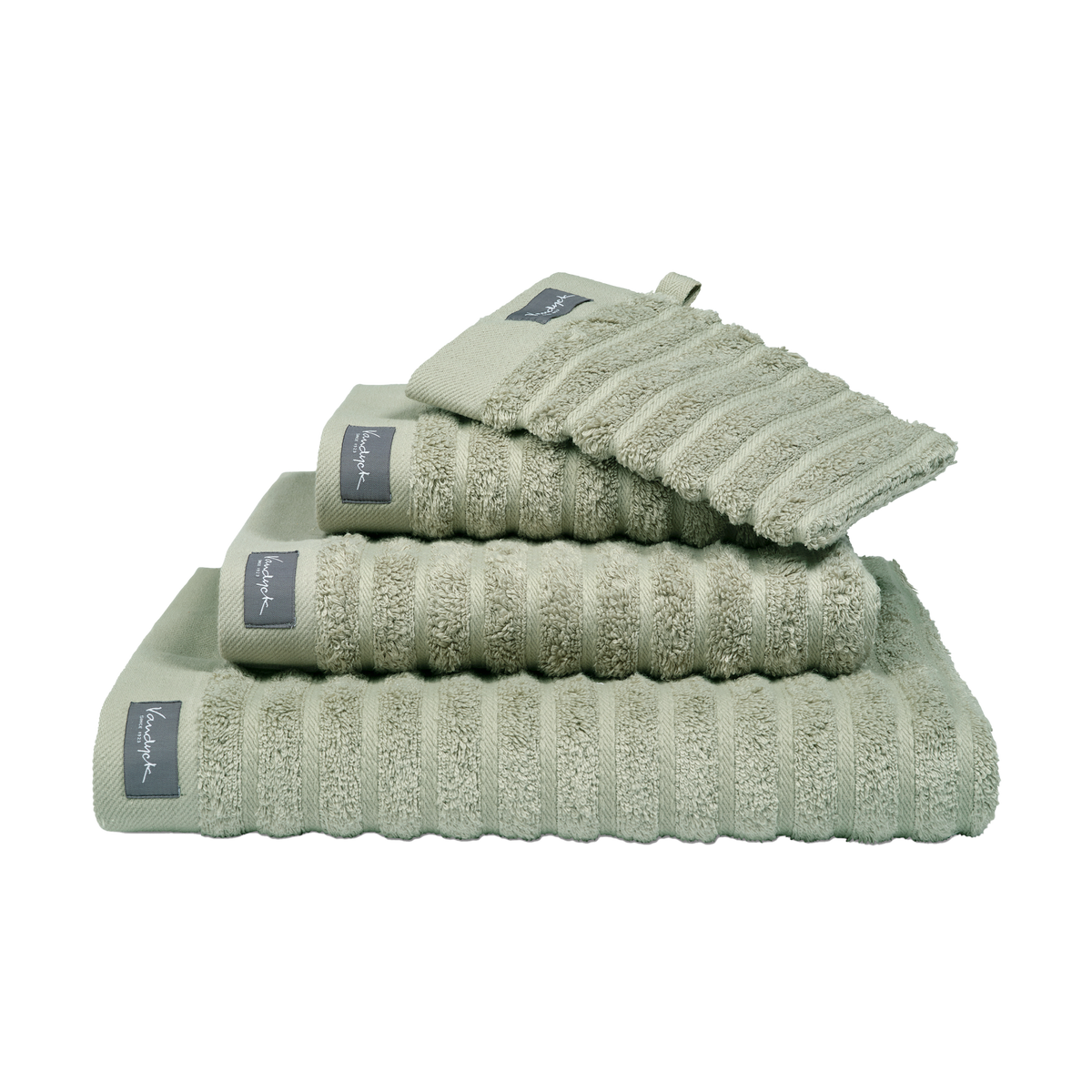 HOME TOWEL WAVE | smoke green