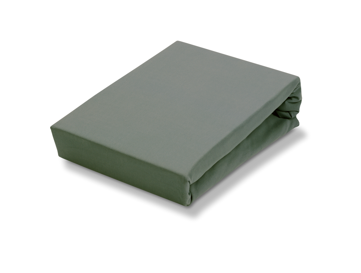 JERSEY SUPREME hoeslaken | sage green
