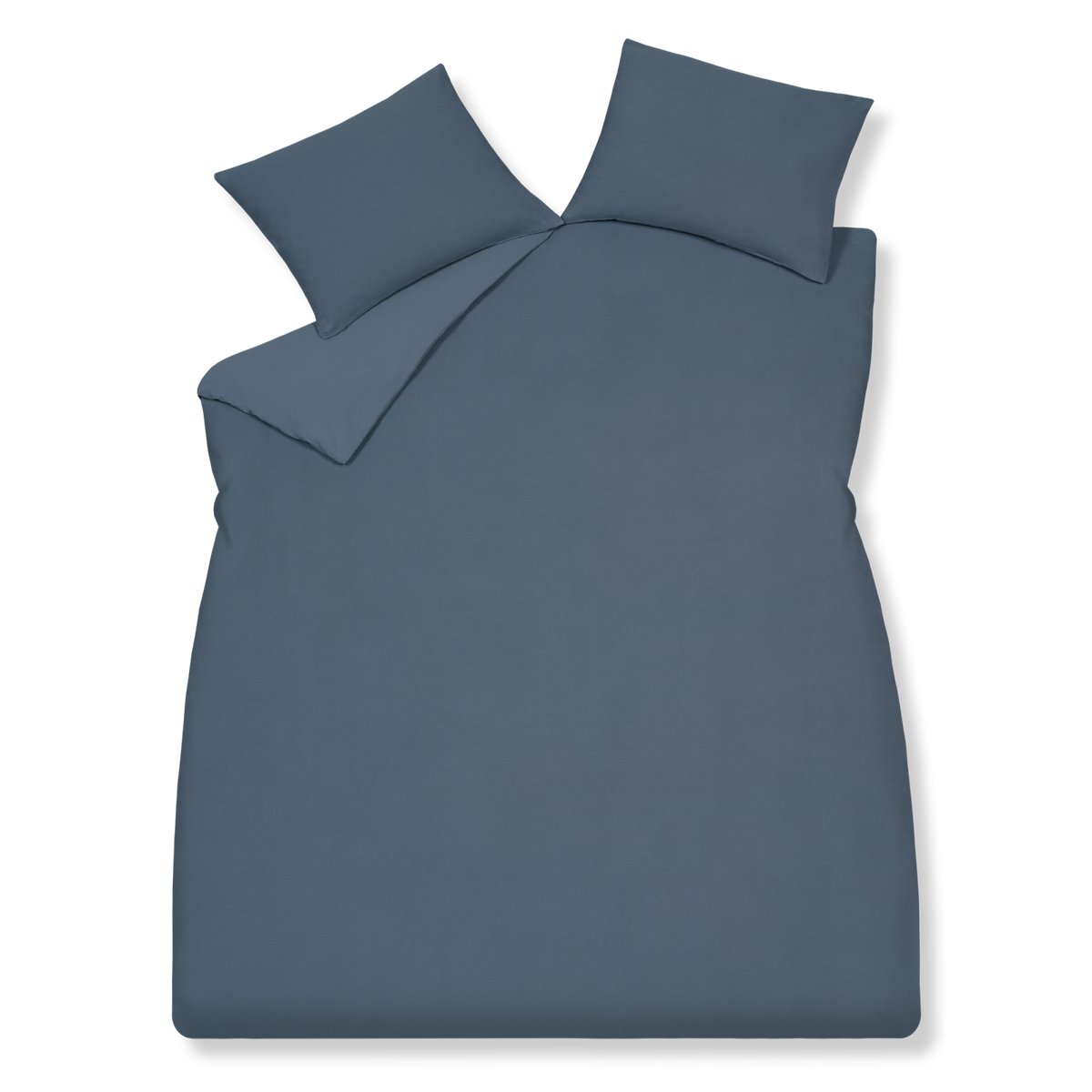 Pure 88 jeans blue dekbedovertrek is effen blauw en heeft een heel fijne wafelstructuur. De achterkant van het dekbedovertrek is ook blauw en glad qua structuur.