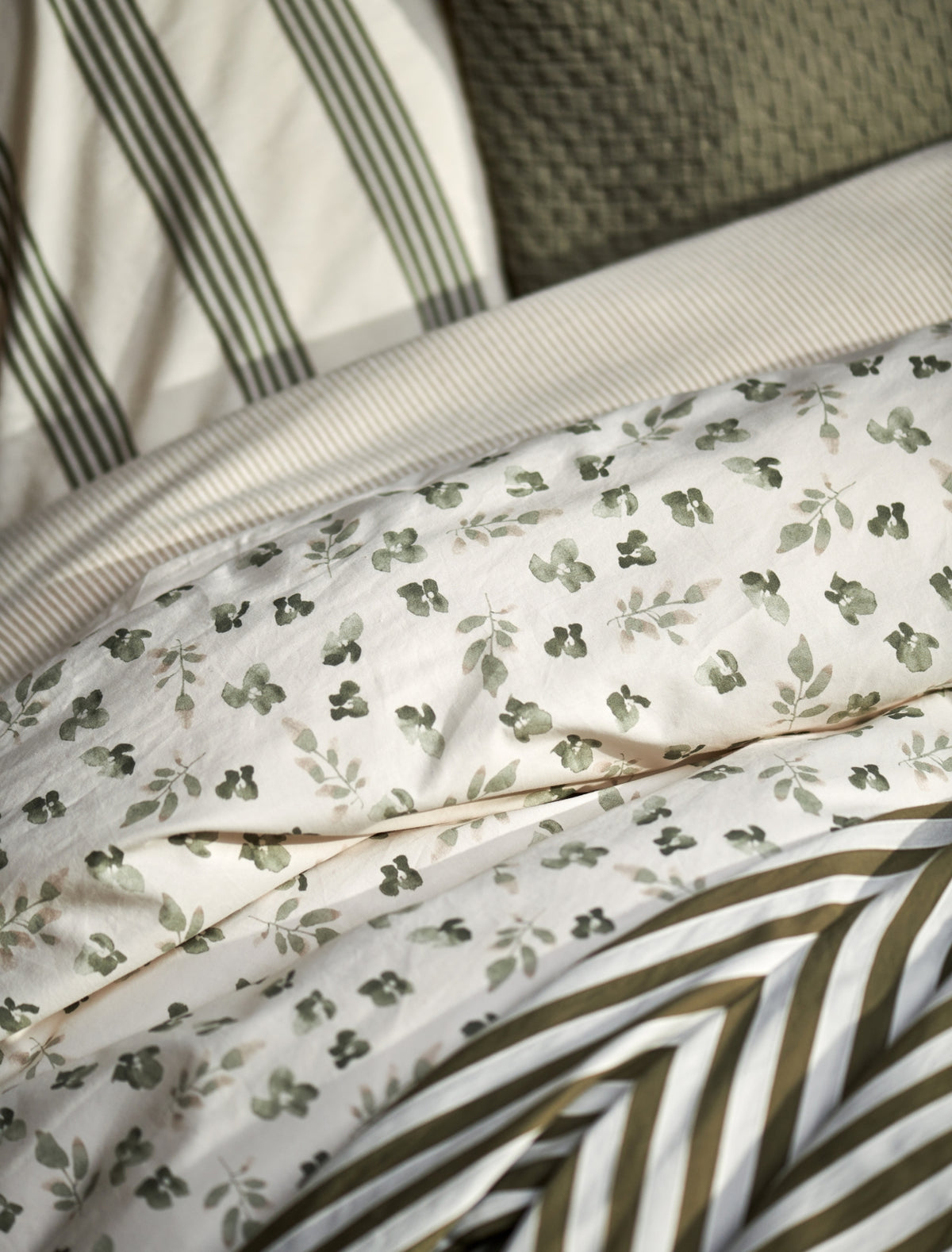 PURE 89 dekbedovetrekset | smoke green