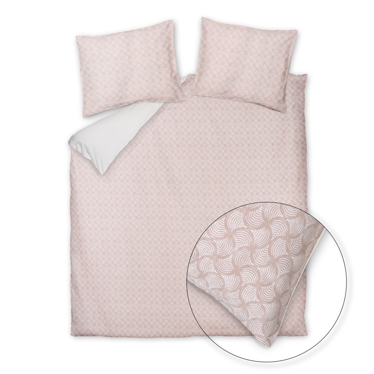 PURE AURA dekbedovertrekset | blush