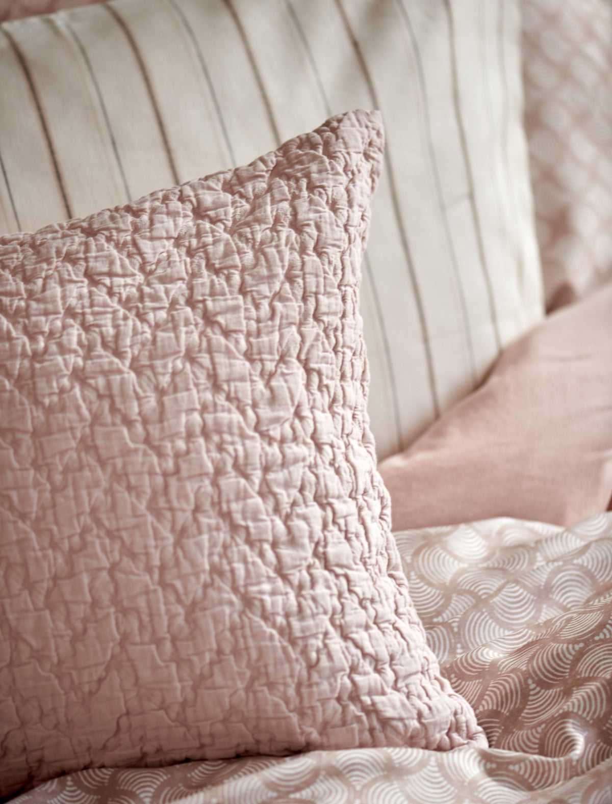 PURE AURA dekbedovertrekset | blush