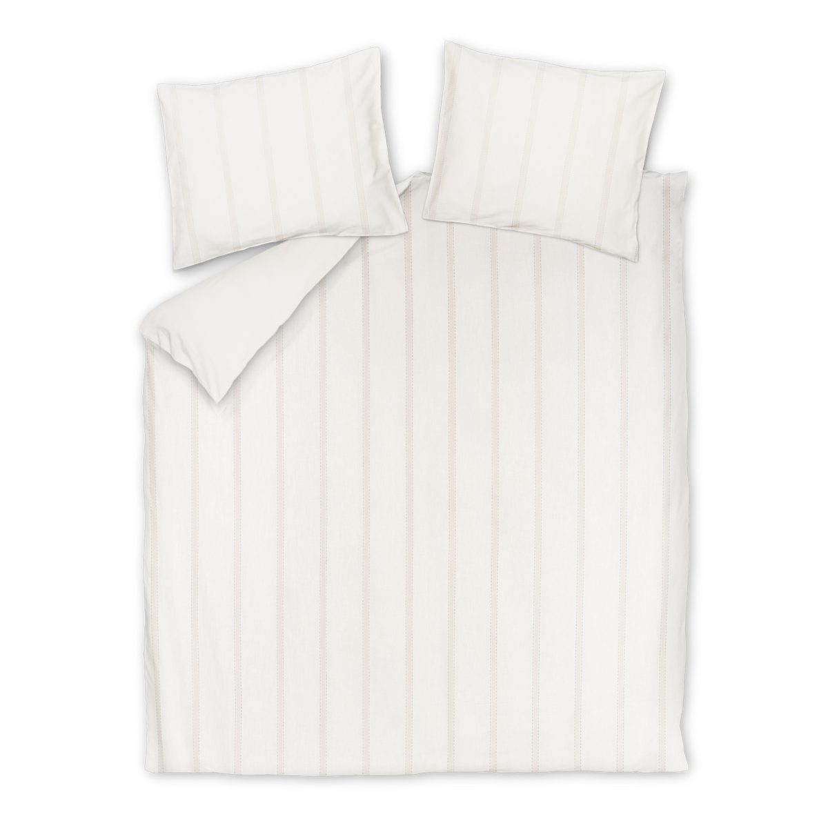 PURE HORIZON dekbedovertrekset | offwhite