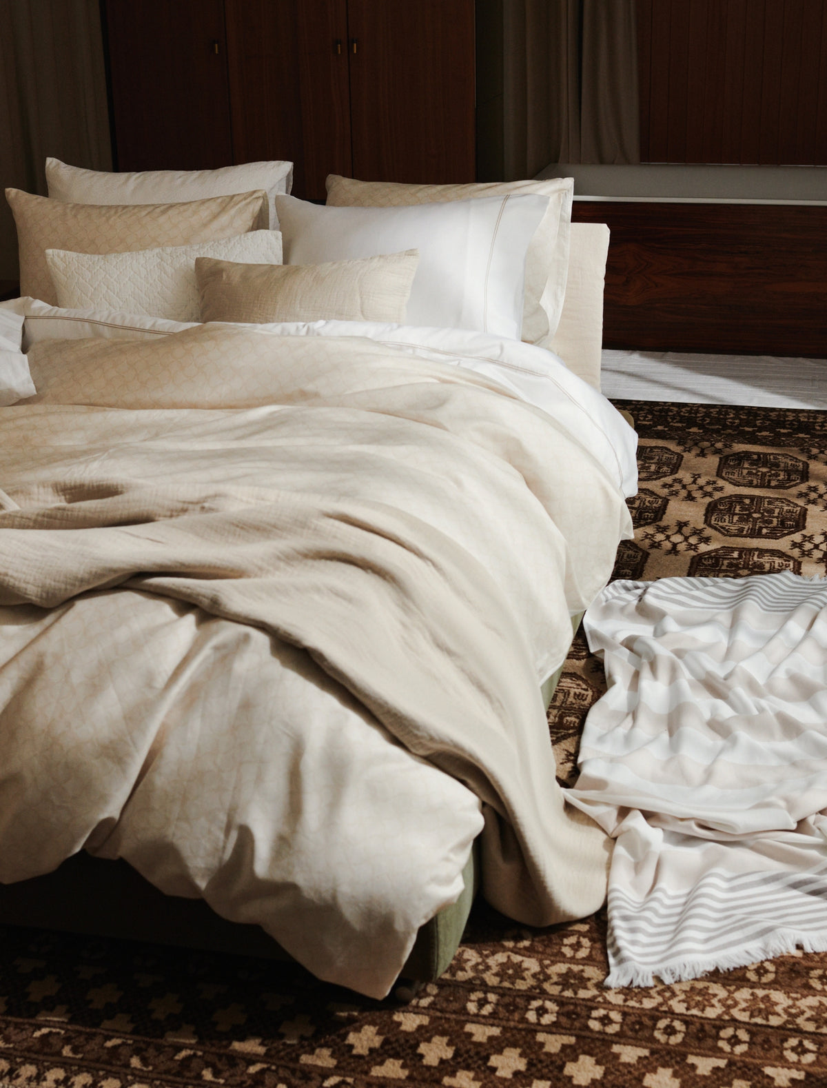 PURE SERENE dekbedovertrekset | white