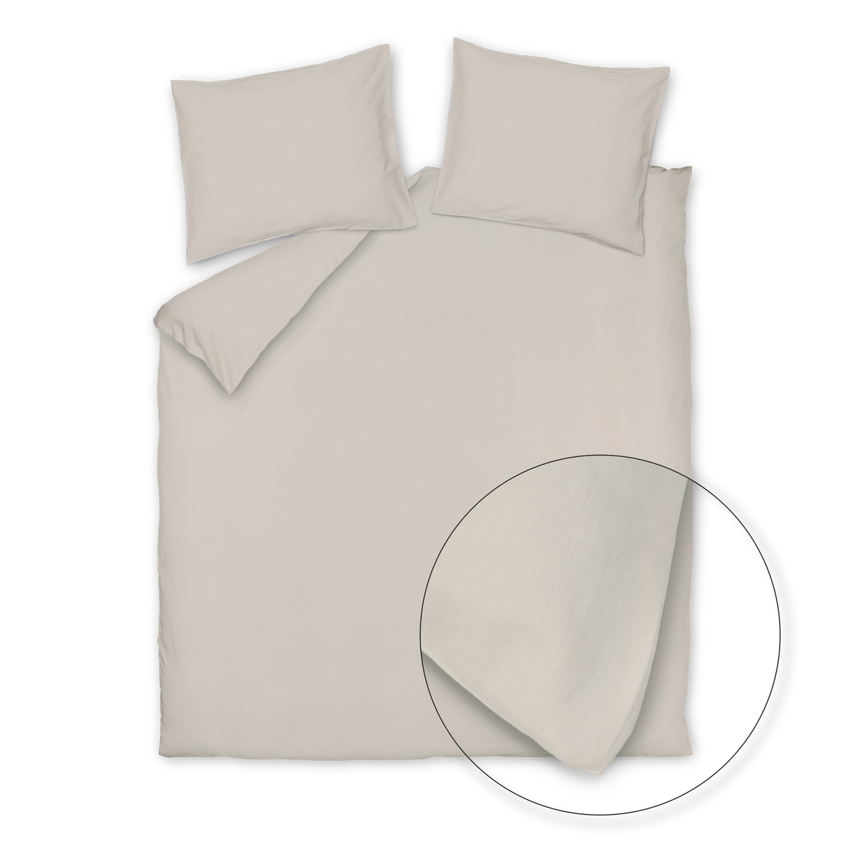 PURE SERENE dekbedovertrekset | stone