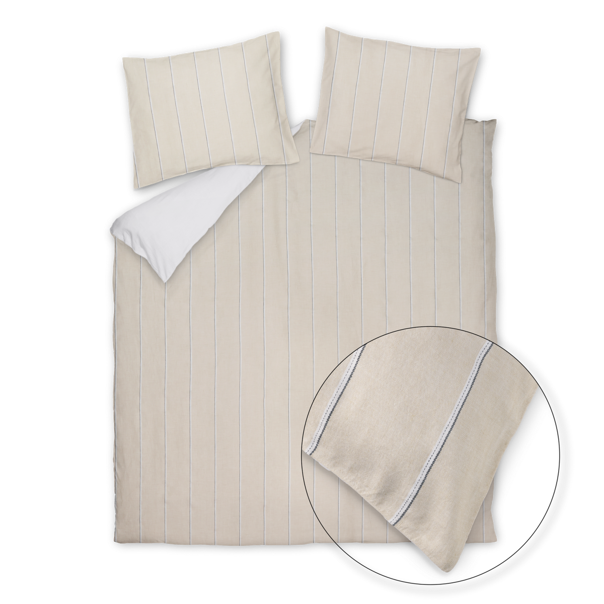 PURE LINEA XL dekbedovertrekset | stone