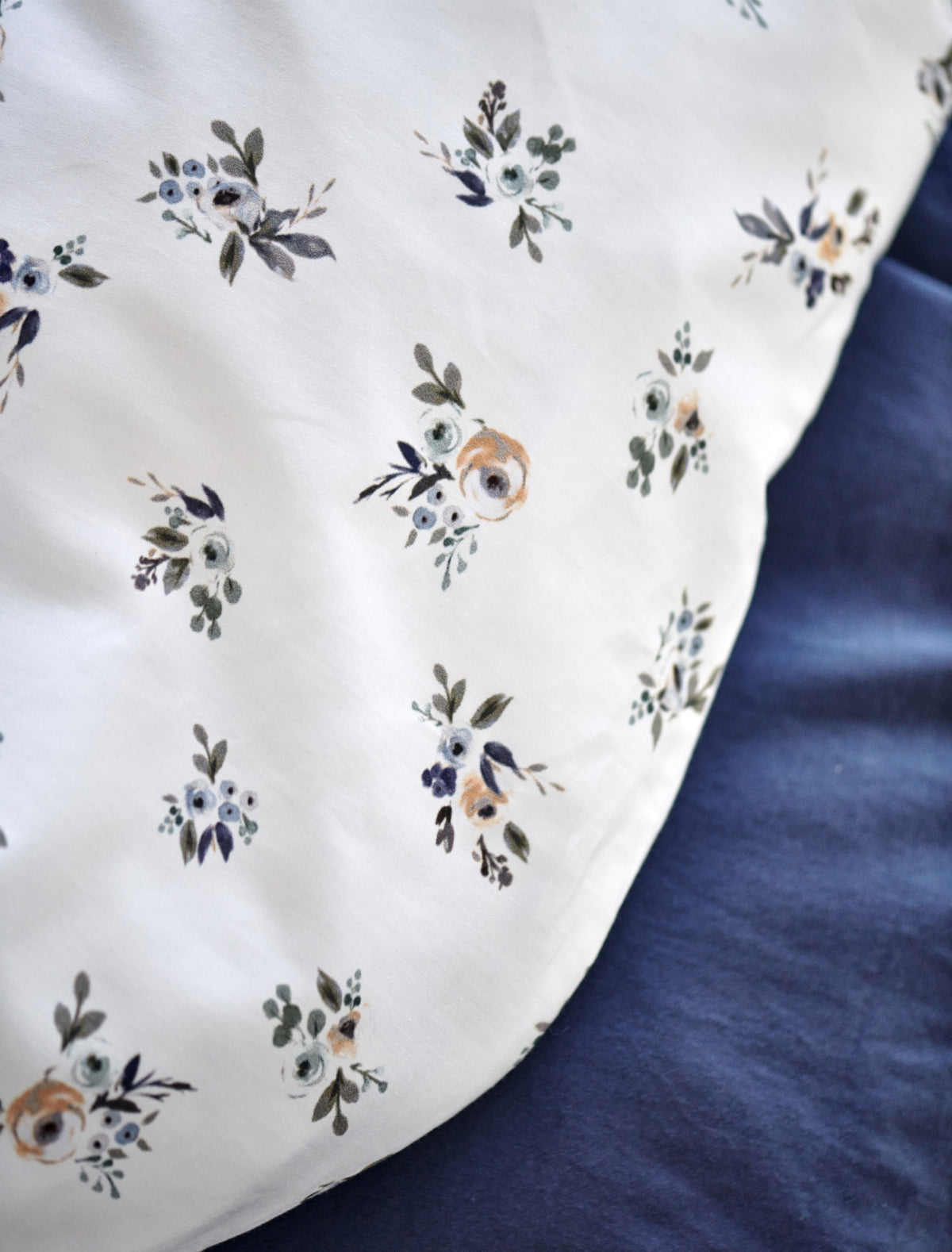 PURE ROSE XL dekbedovertrekset | blue ink