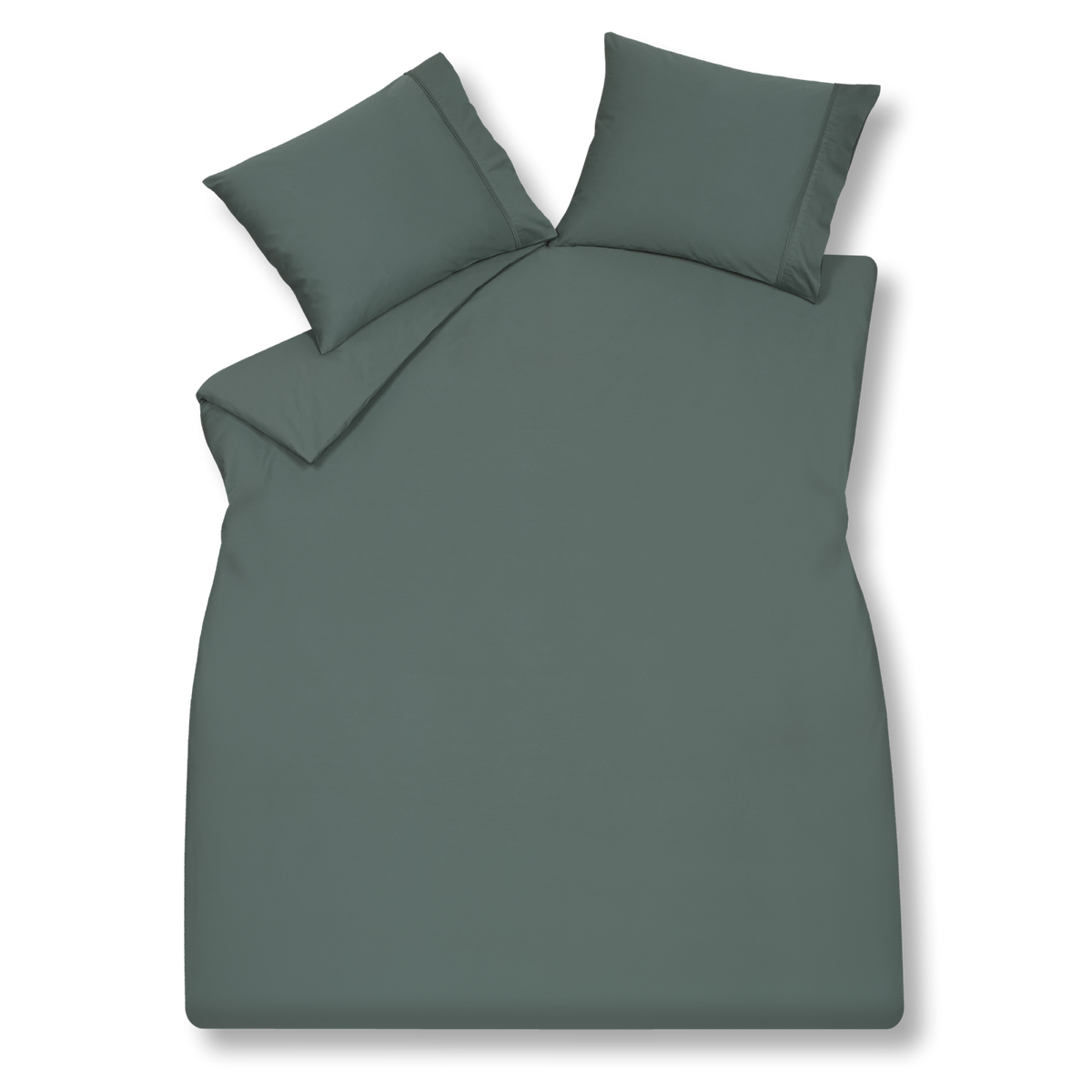 PURITY 87 dekbedovertrek | dark green