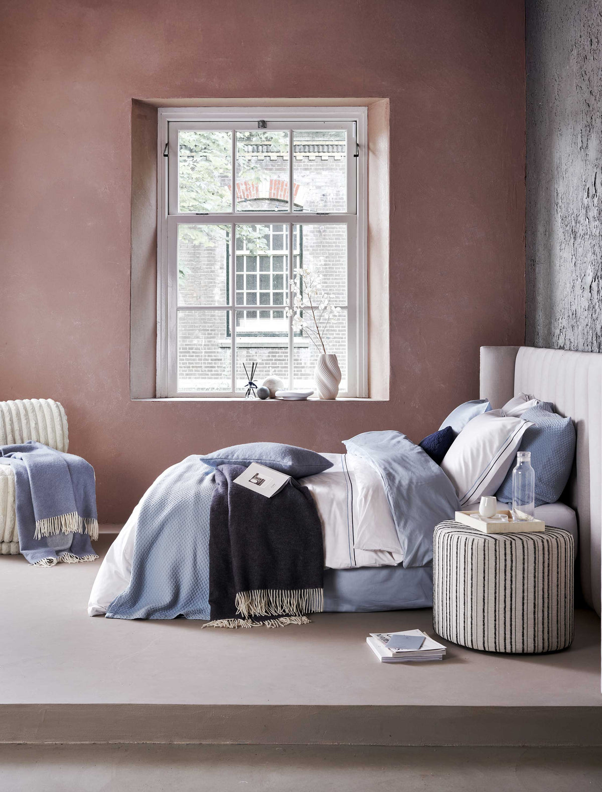 PURITY 87 dekbedovertrekset | dusty blue
