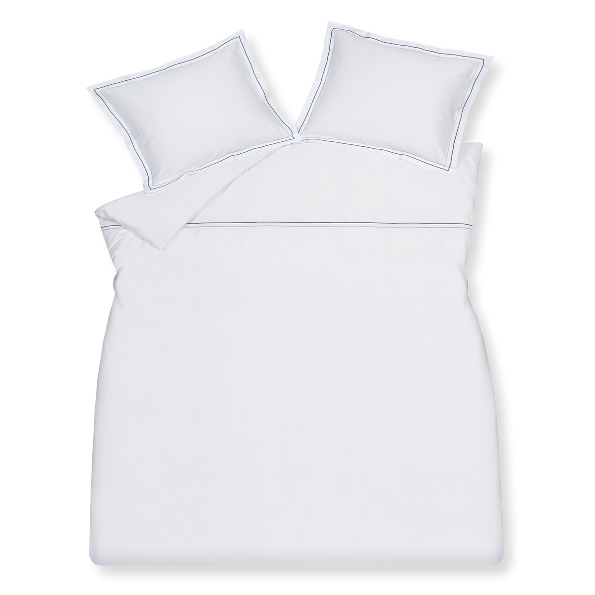 PURITY NAPELS XL dekbedovertrekset | dusty blue