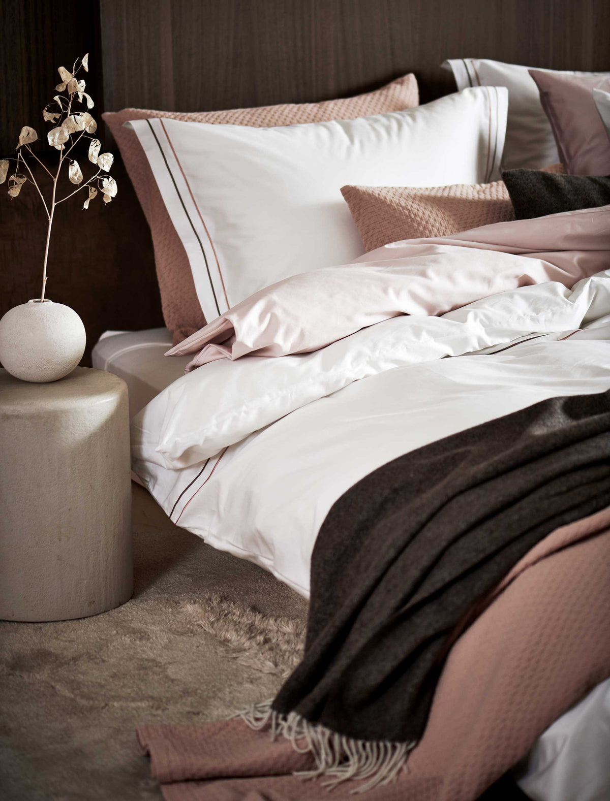 PURITY 87 dekbedovertrekset | sepia pink
