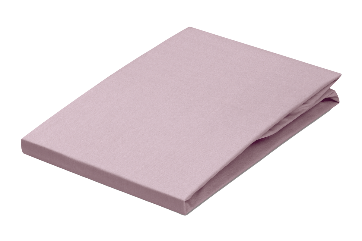 PERCALE hoeslaken | sepia pink