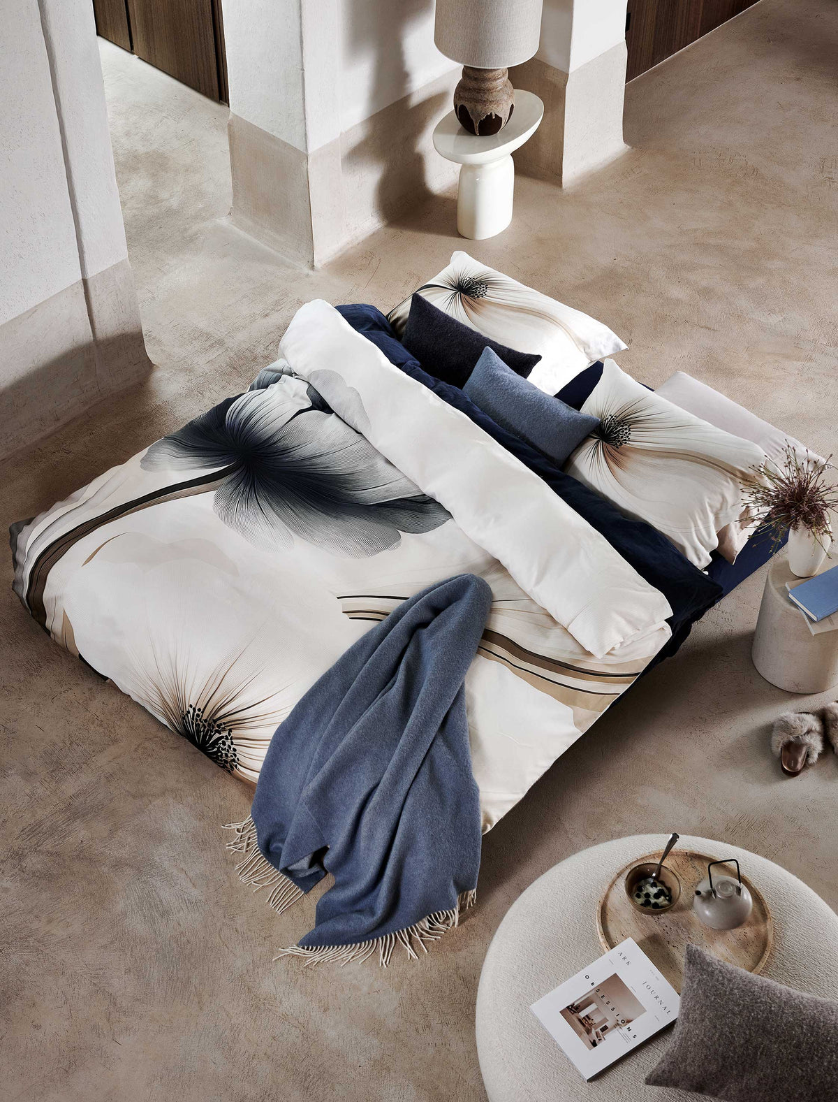 SAFFIRA dekbedovertrekset | cream tan