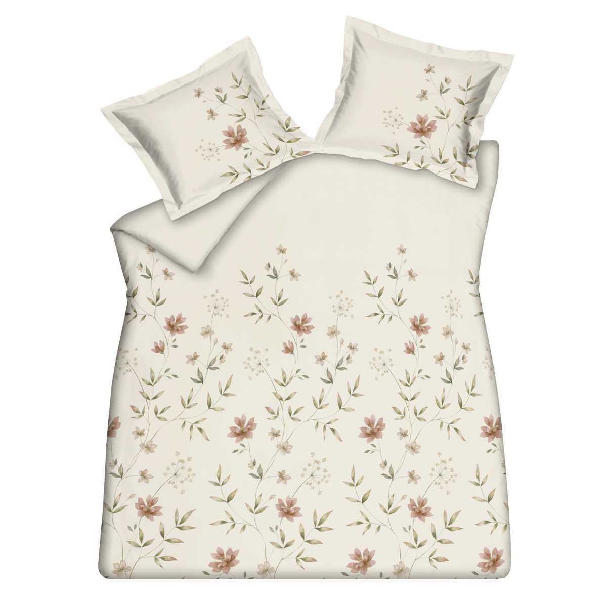 FLEURINE dekbedovertrekset | cream tan