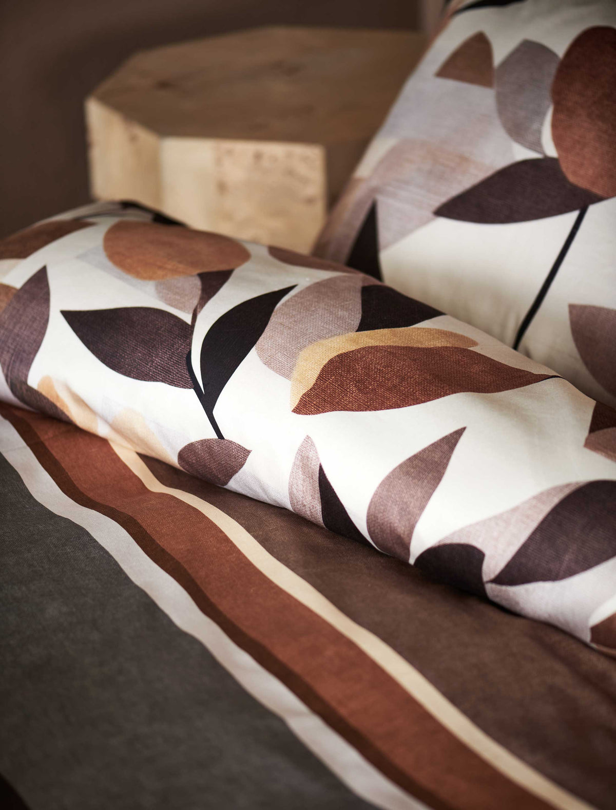 AUTUMN FERN XL dekbedovertrekset | taupe