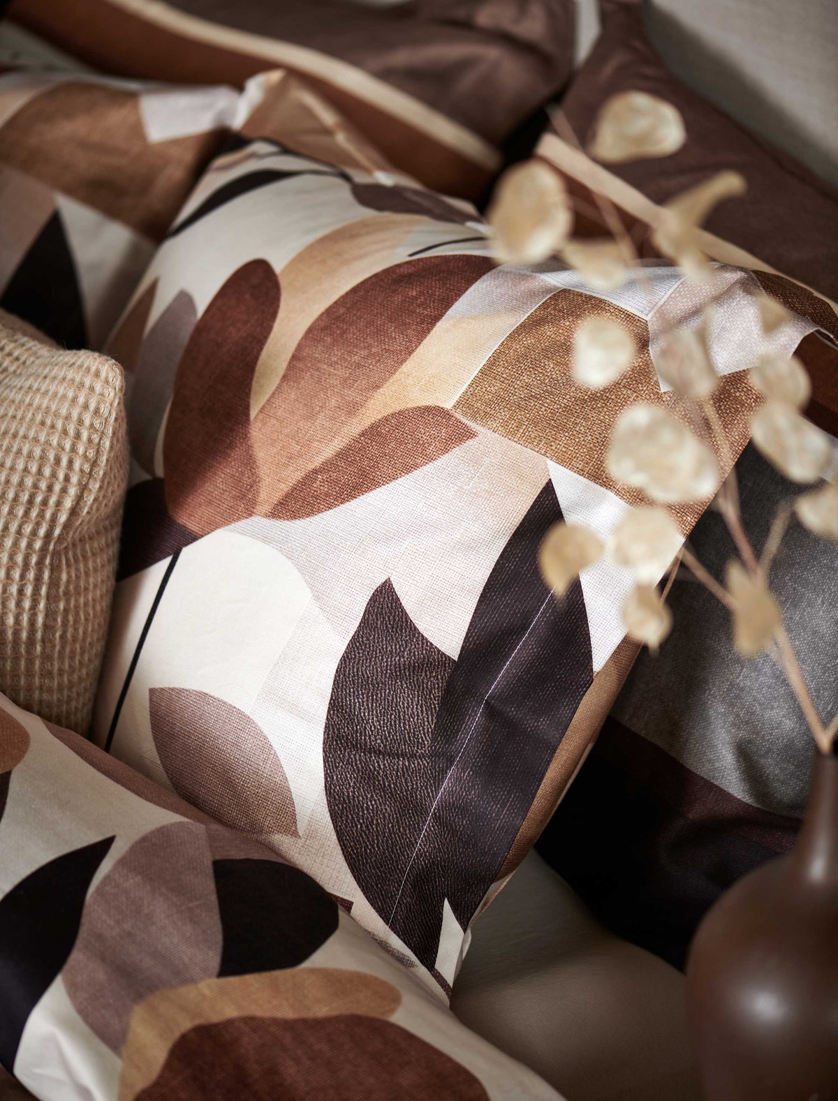 AUTUMN FERN XL dekbedovertrekset | taupe